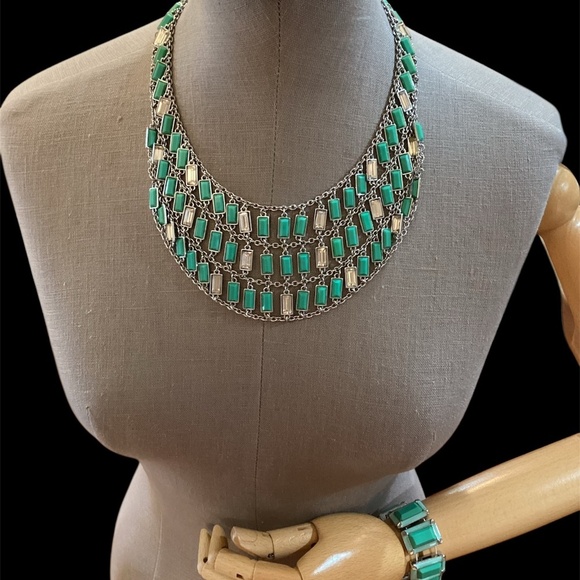 Banana Republic Bib Necklace + bonus bracelet, Milly Collection - Picture 2 of 9